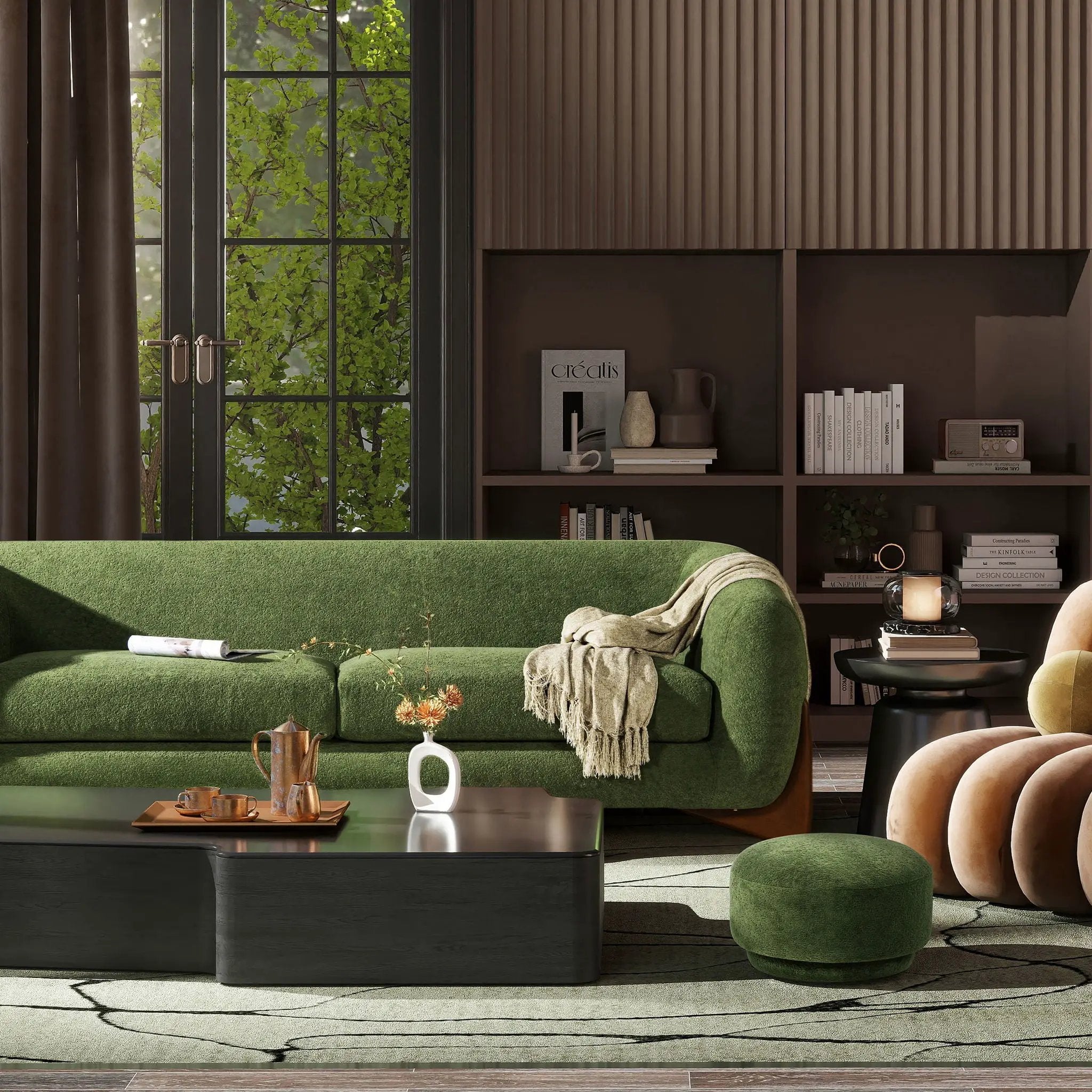 Fuji - Mushroom Footstool Ottoman by HouseOfZazla