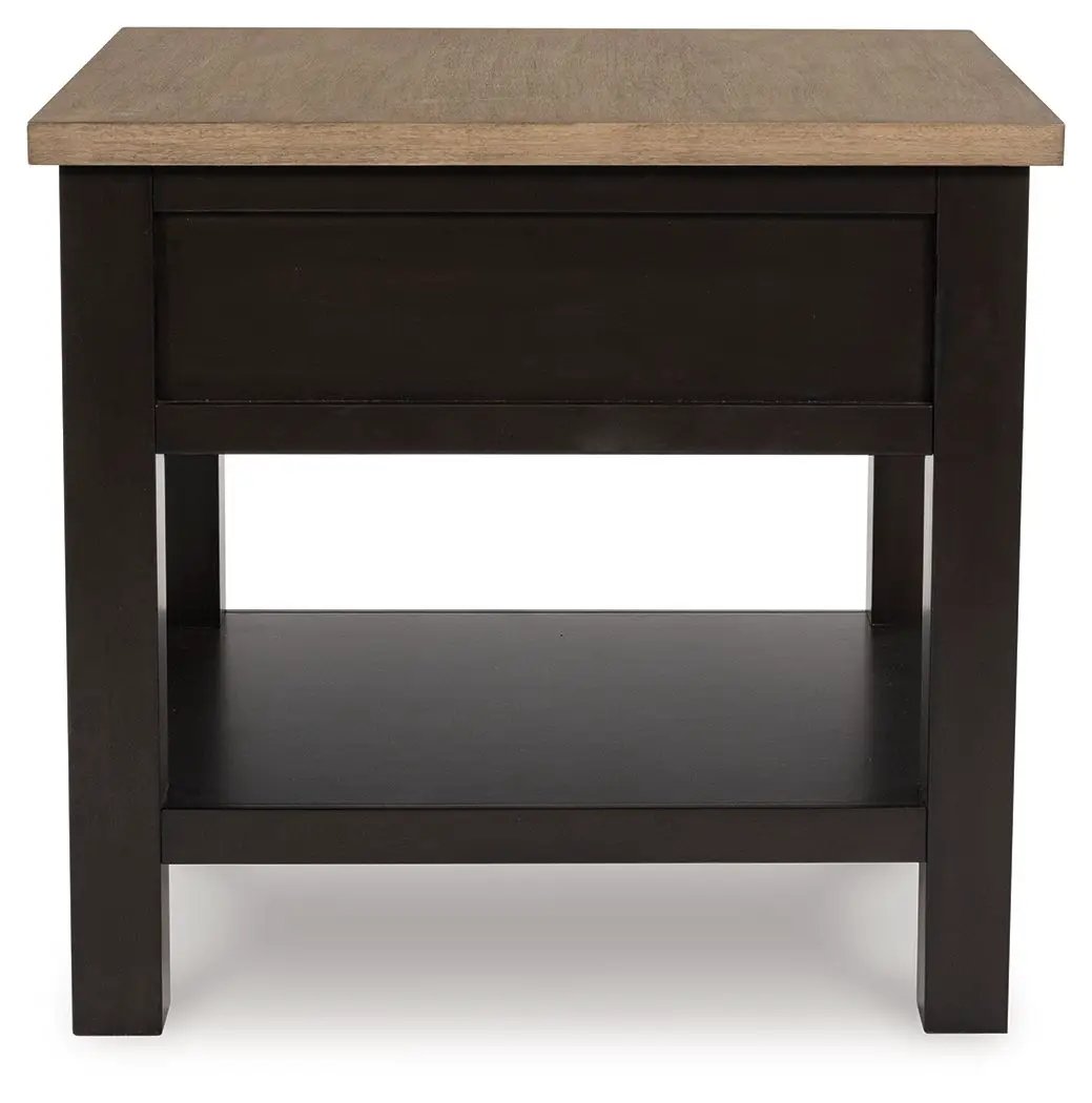 Drazmine - Rectangular End Table - Brown by Unique Piece Furniture