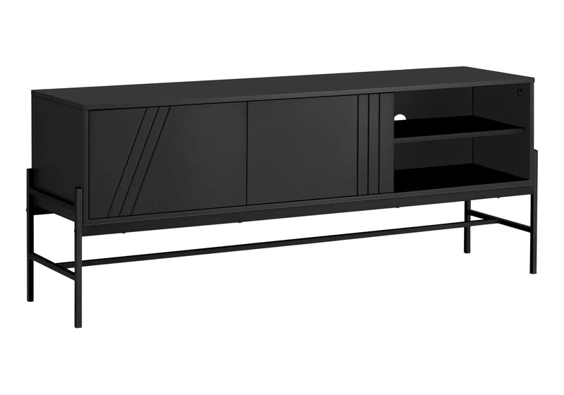 TV Stand, Modern Design Console, Media Entertainment Center, Storage Cabinet, Contemporary & Modern - Black by Unique Piece Furniture