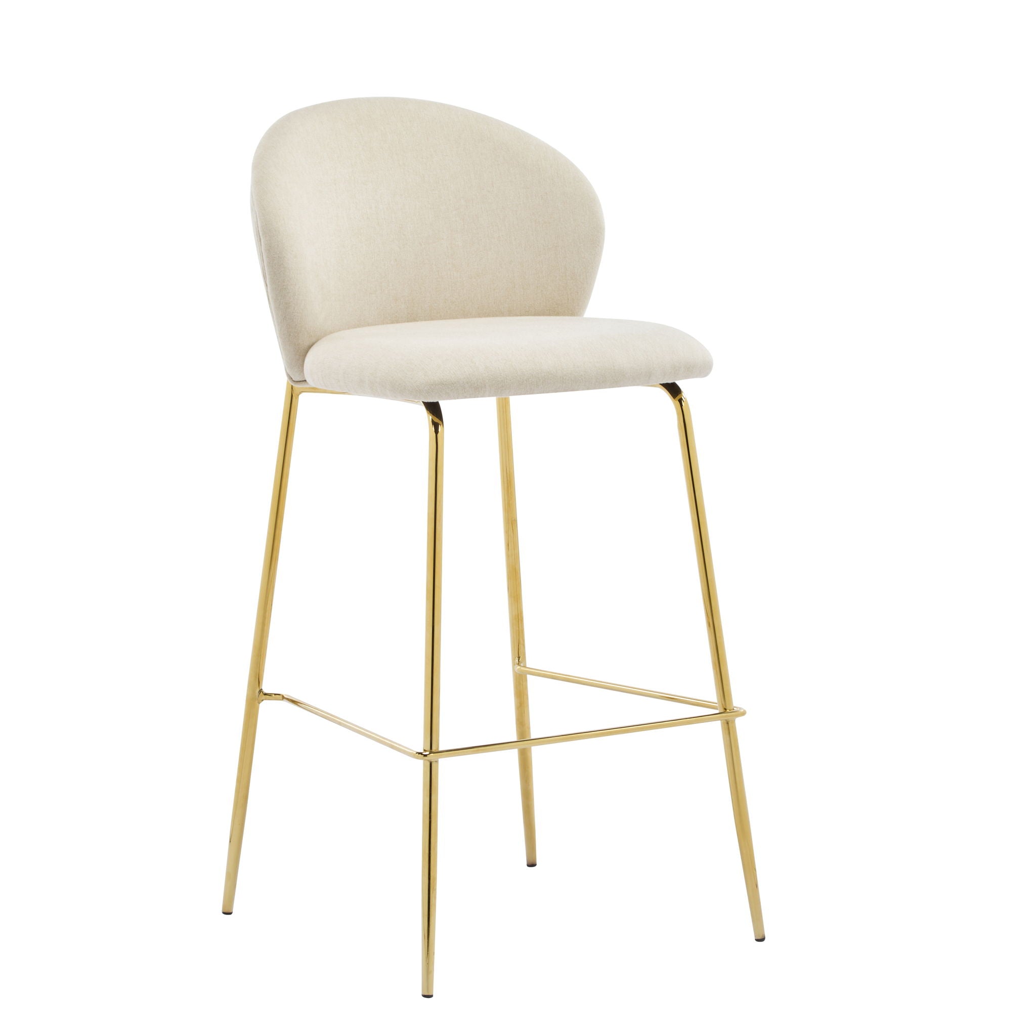 Kira - Upholstered Bar Stool (Set of 2) by HouseOfZazla
