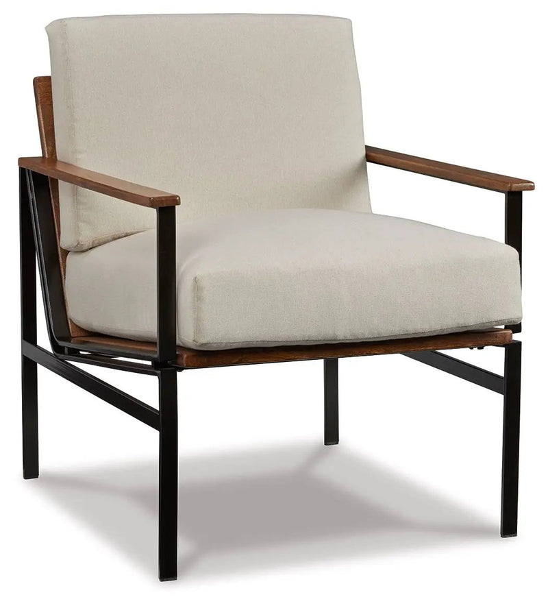 Tilden - Accent Chair - Ivory / Brown by Unique Piece Furniture