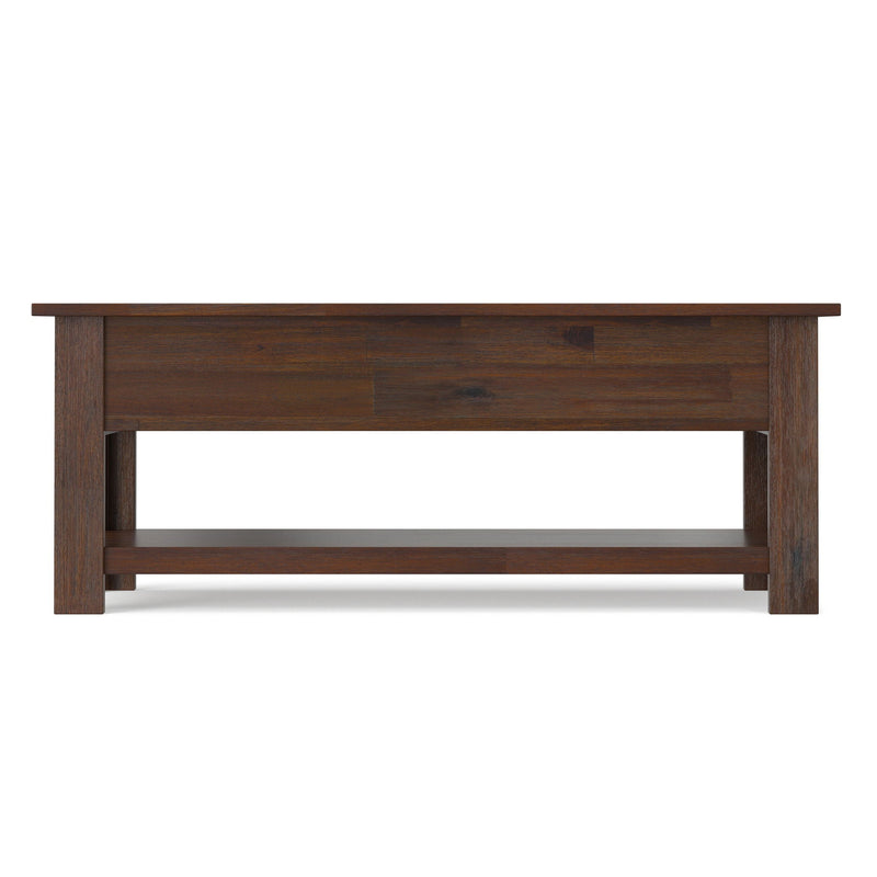 Monroe - Rectangular Coffee Table With Drawers - Brown by HouseOfZazla