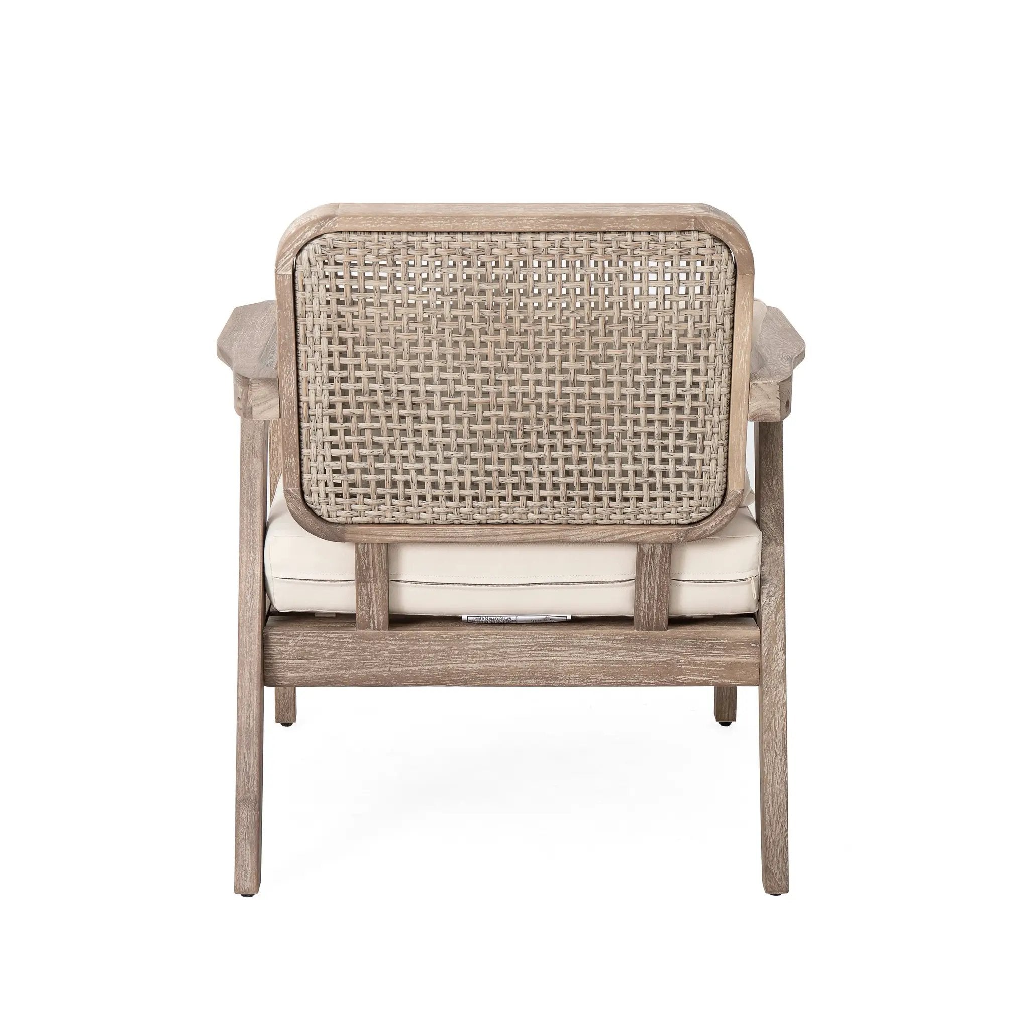 Outdoor Acacia Wood Patio Club Chair by HouseOfZazla