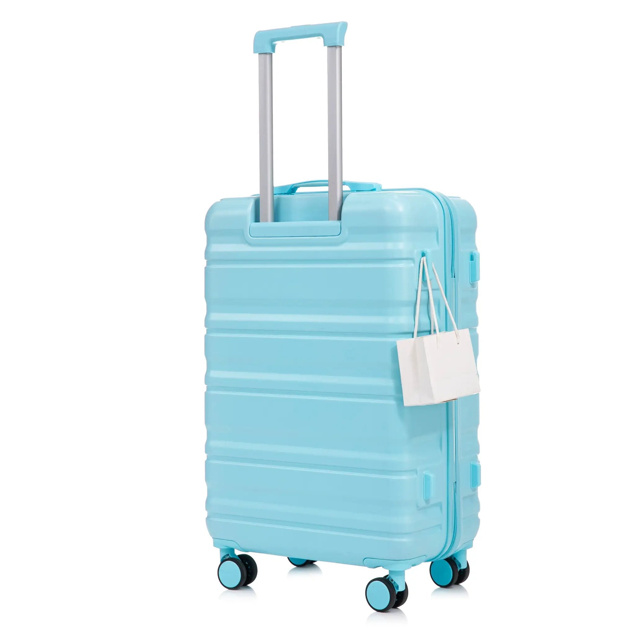 HIFINE Tourist 3-Piece ABS Spinner Wheel Luggage Set (Blue) by HouseOfZazla