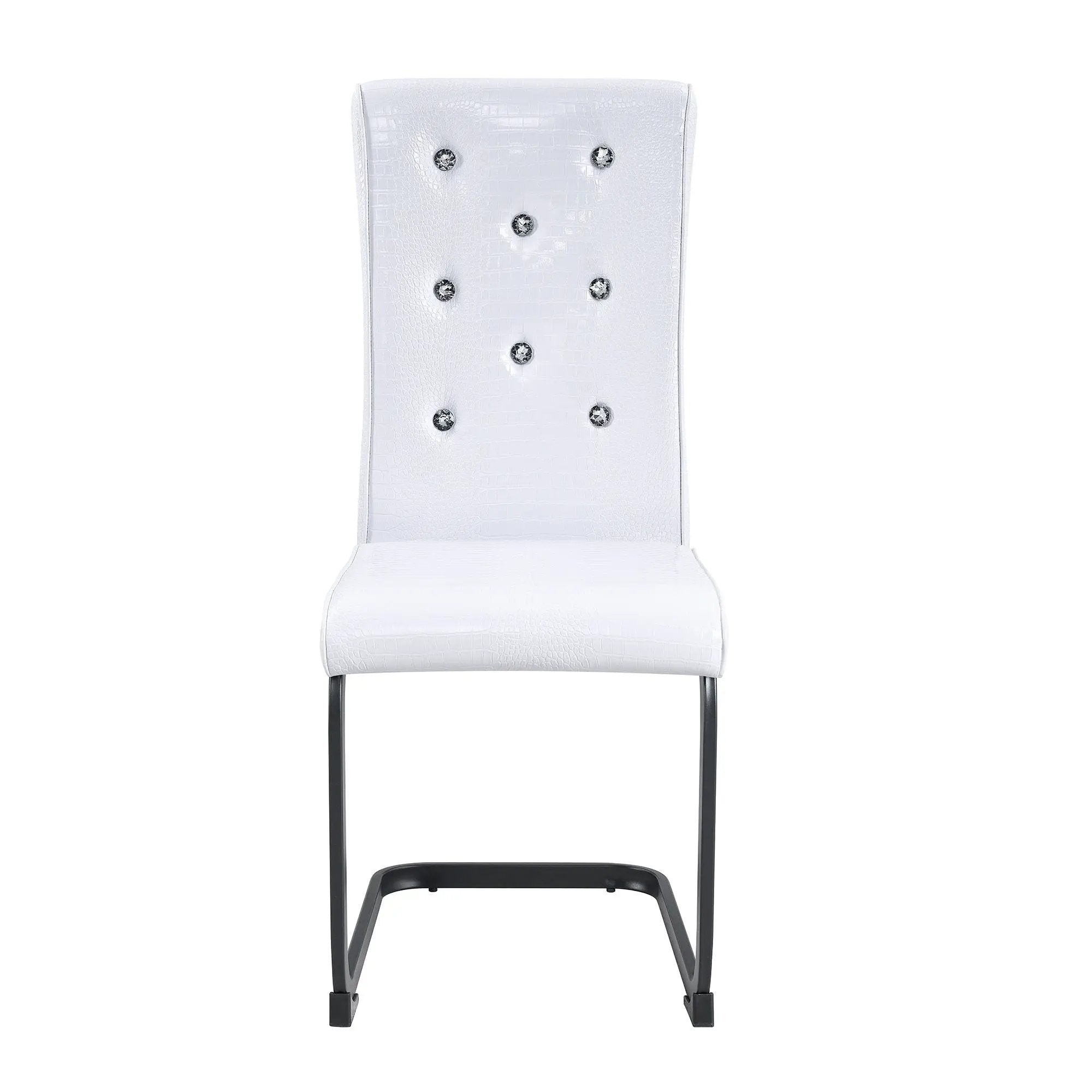 Alligator Skin Upholstered Dining Chairs by HouseOfZazla