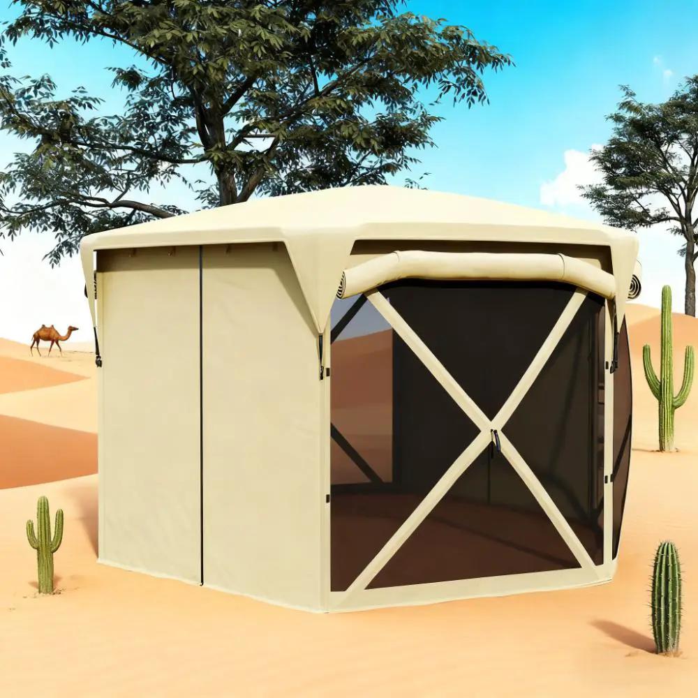 11 x 11ft Pop Up Tent with Removable Roof Cover by HouseOfZazla