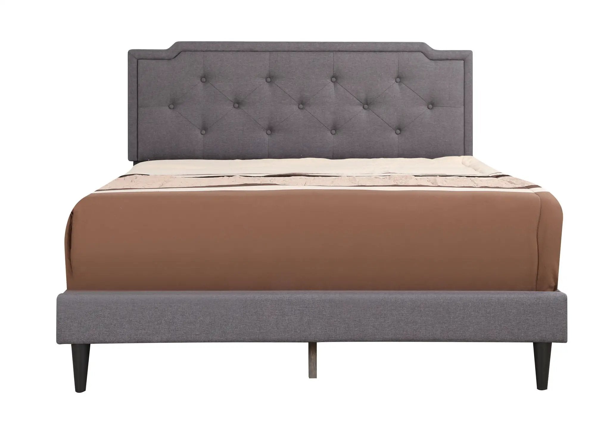 Button Tufted Bed Charming For Cozy Spaces by HouseOfZazla