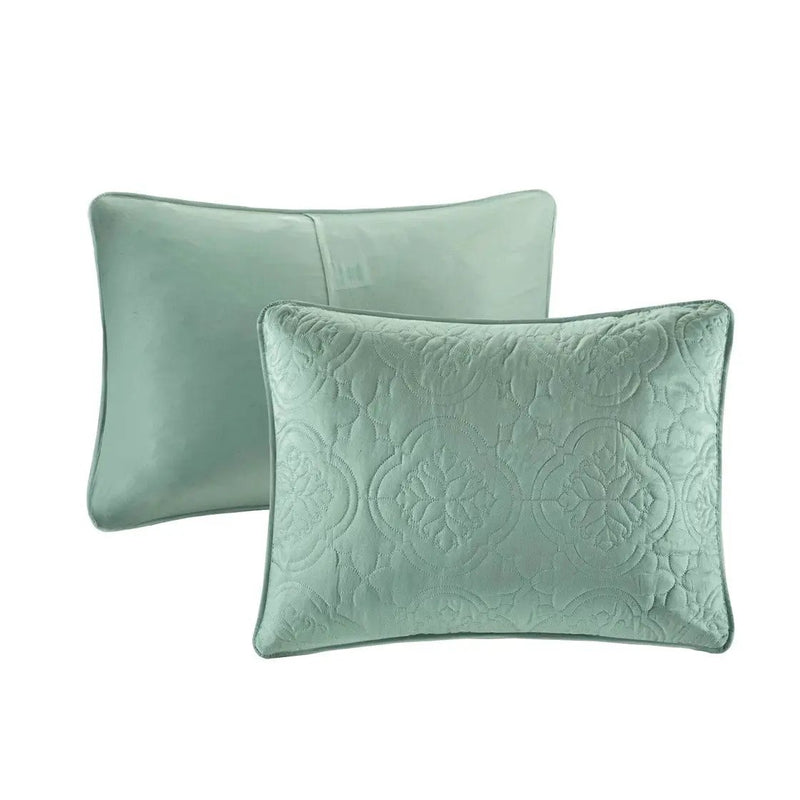 3 Piece Reversible Bedspread Set Seafoam King/Cal King by HouseOfZazla