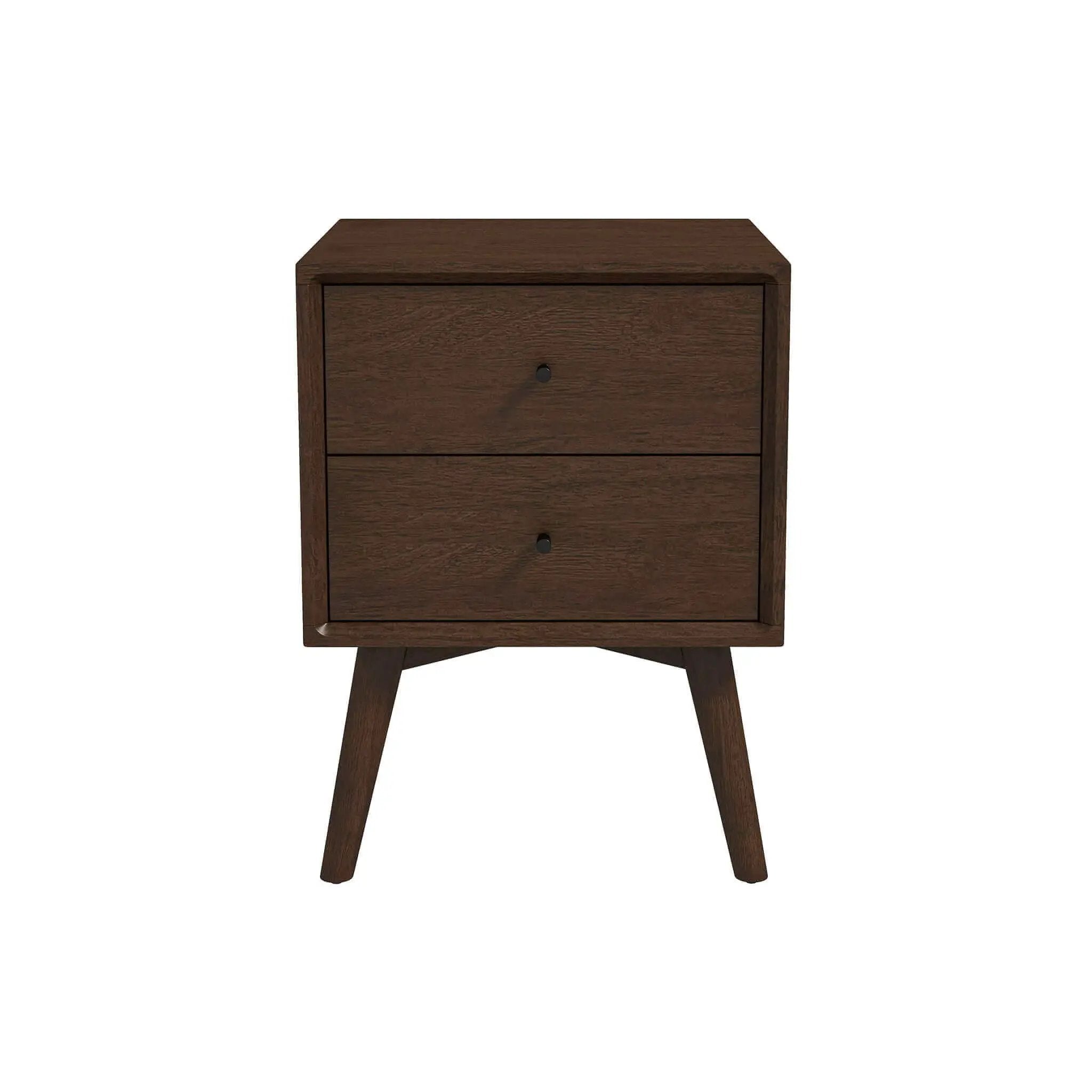 Caroline - Mid-Century Modern Style Night Stand 2 Drawer by Unique Piece Furniture