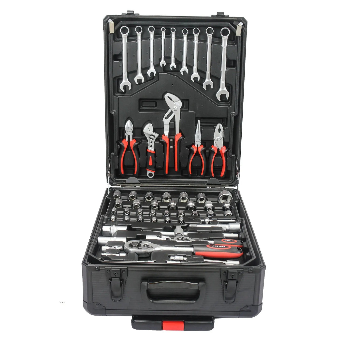 899 Piece Home Repair Tool Set With Rolling Plastic Toolbox, 4 Drawers, General Household Maintenance Kit by HouseOfZazla