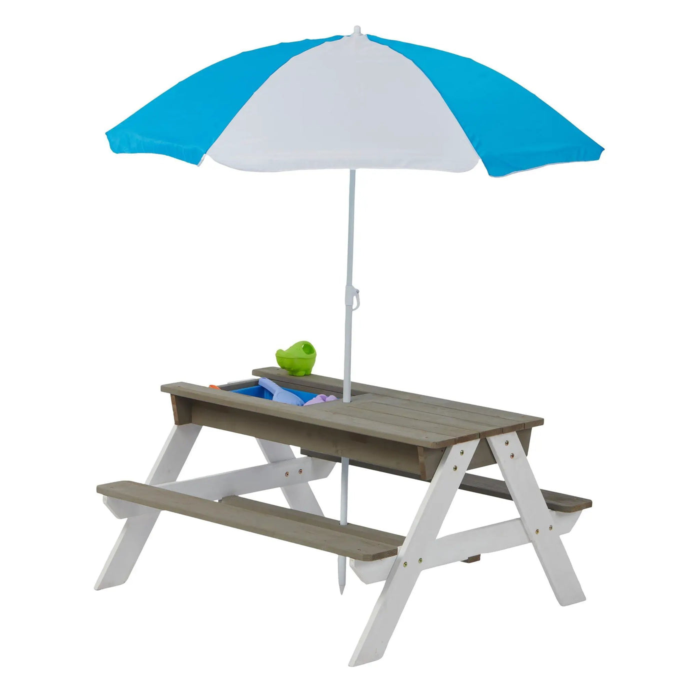 Kids Picnic Table With Sand and Water Table Conversion by HouseOfZazla