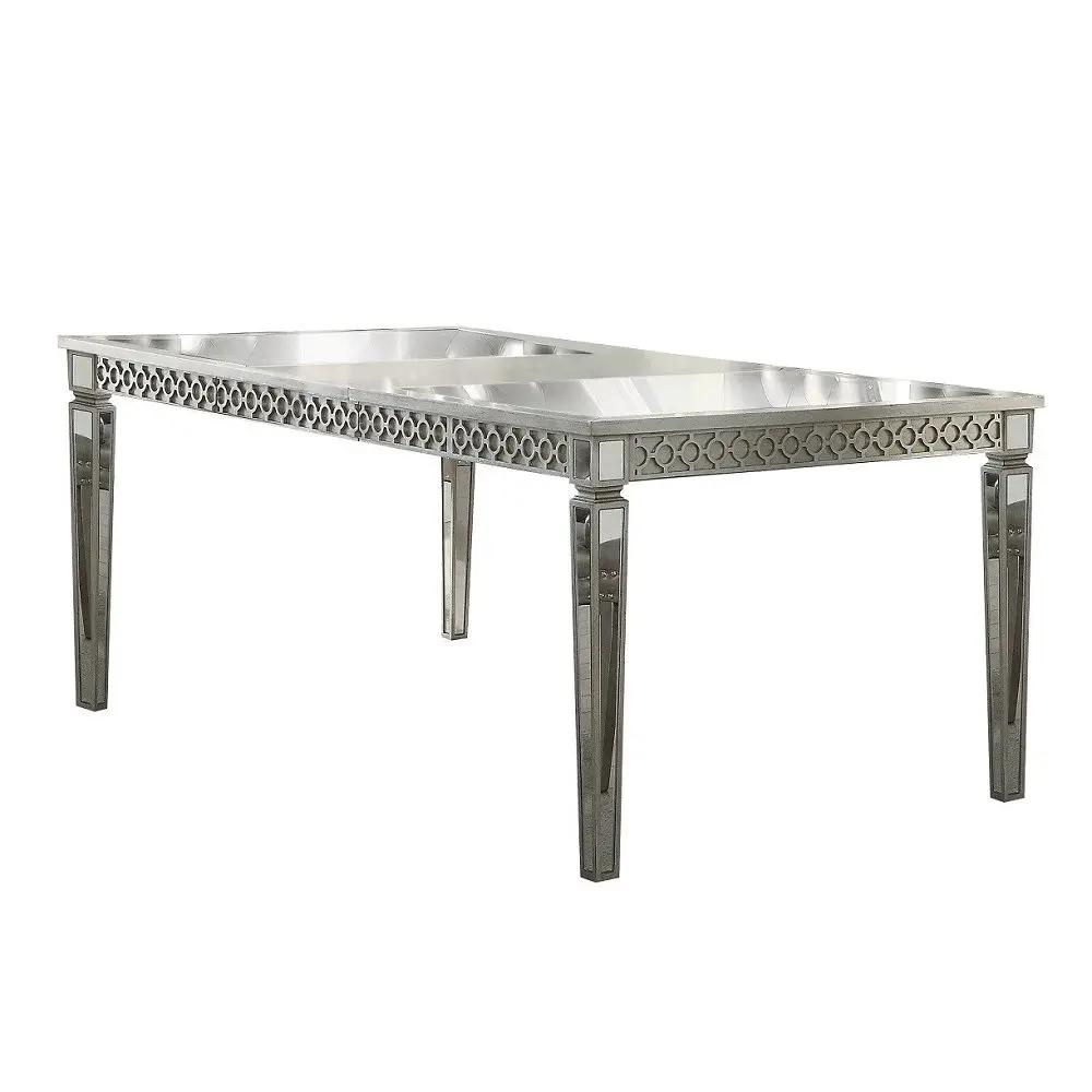Kacela - Dining Table - Mirrored & Champagne by Unique Piece Furniture