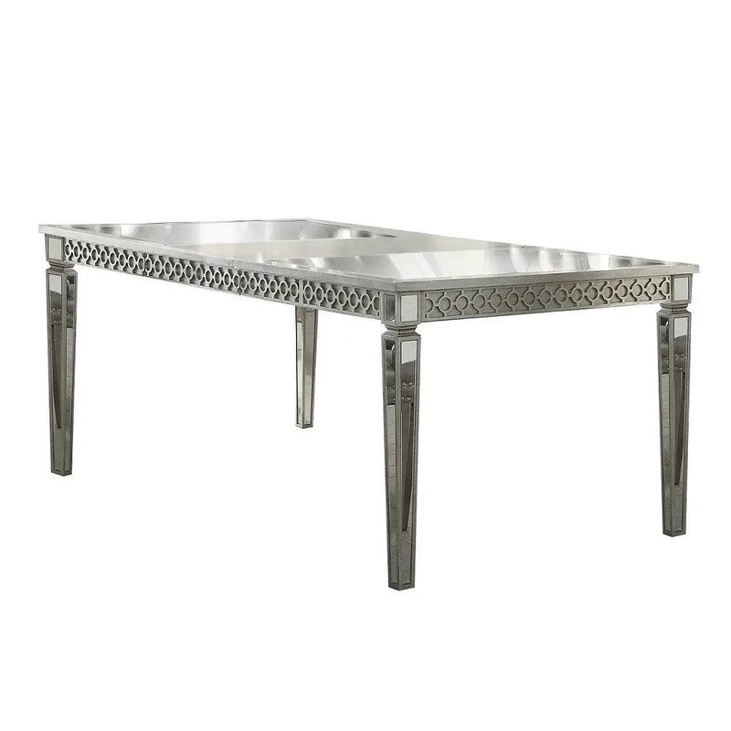 Kacela - Dining Table - Mirrored & Champagne by Unique Piece Furniture