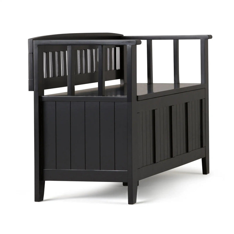 Acadian - Entryway Storage Bench, Handcrafted by HouseOfZazla