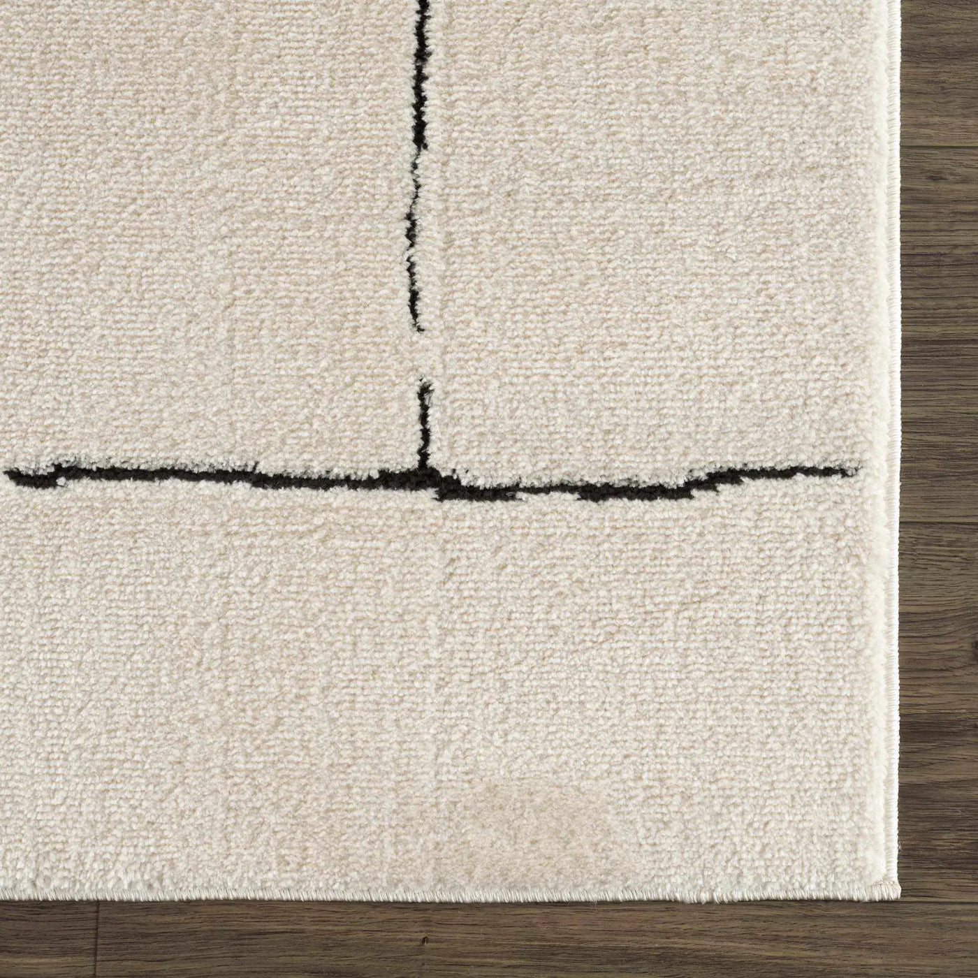 Koume Beige Maze Area Rug by Boutique Rugs