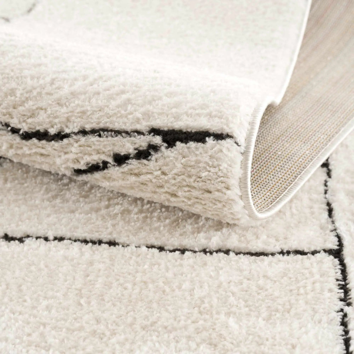 Keats Black & White Area Rug, photo 17 of 22