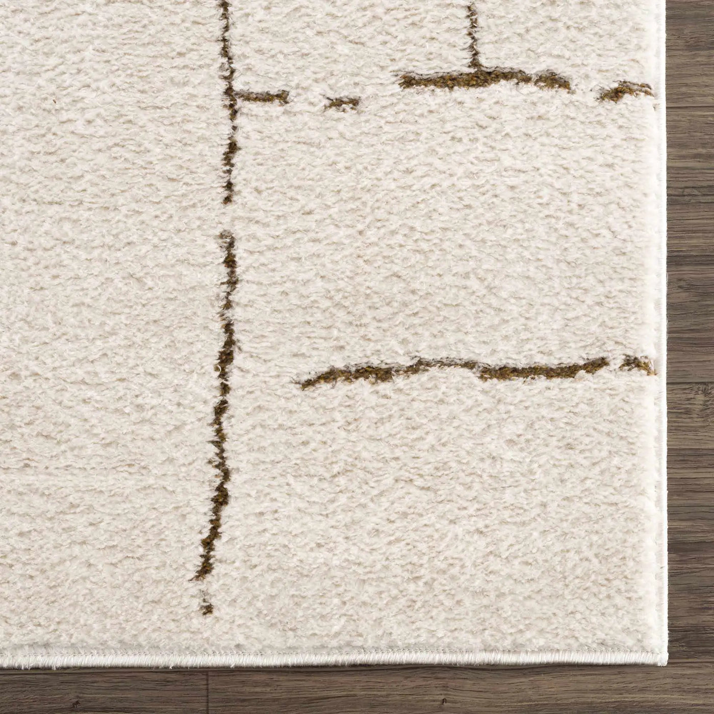 Koume Ivory & Brown Area Rug by Boutique Rugs