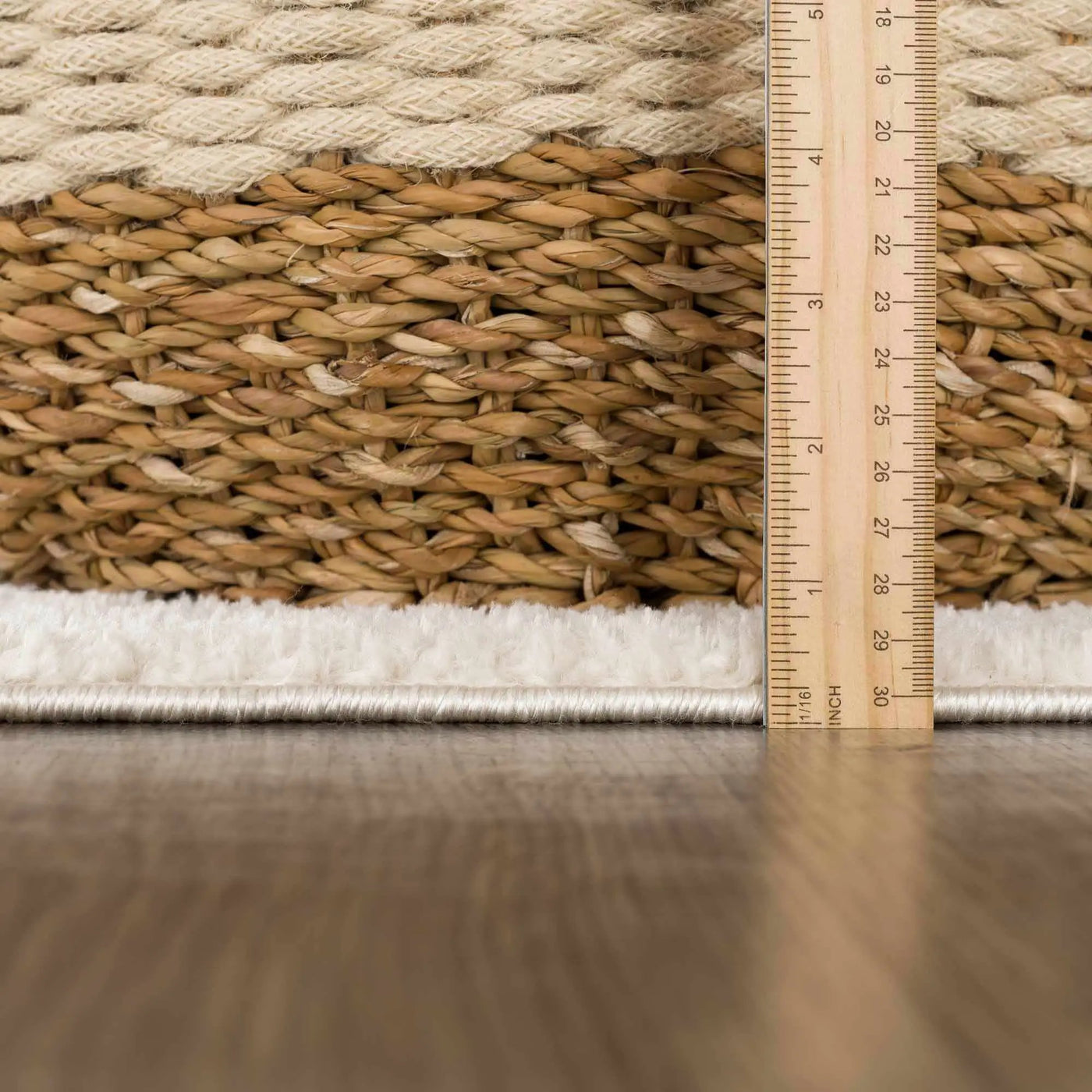 Koume Ivory & Brown Area Rug by Boutique Rugs