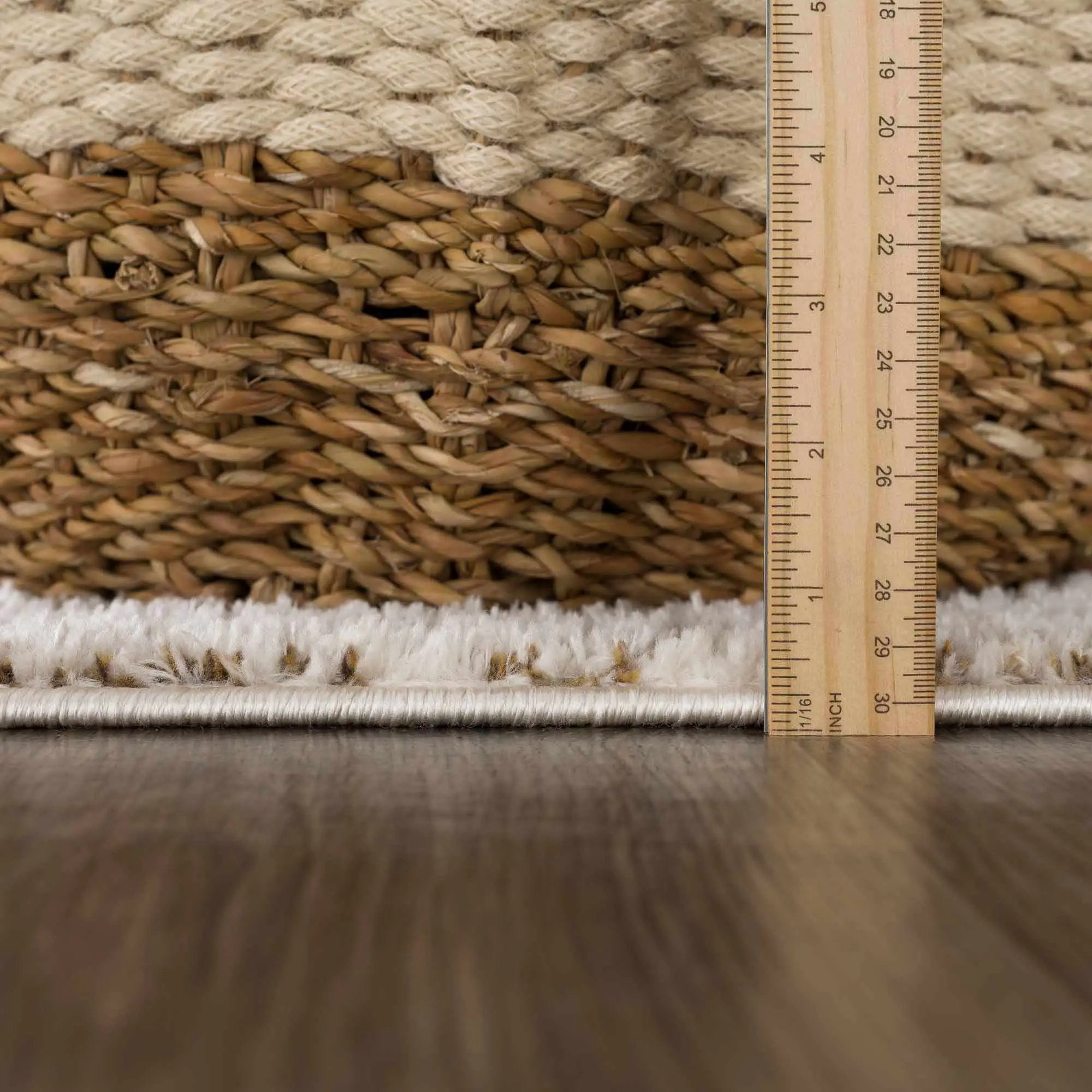 Julio Scandi Boho Area Rug - Brown by Boutique Rugs