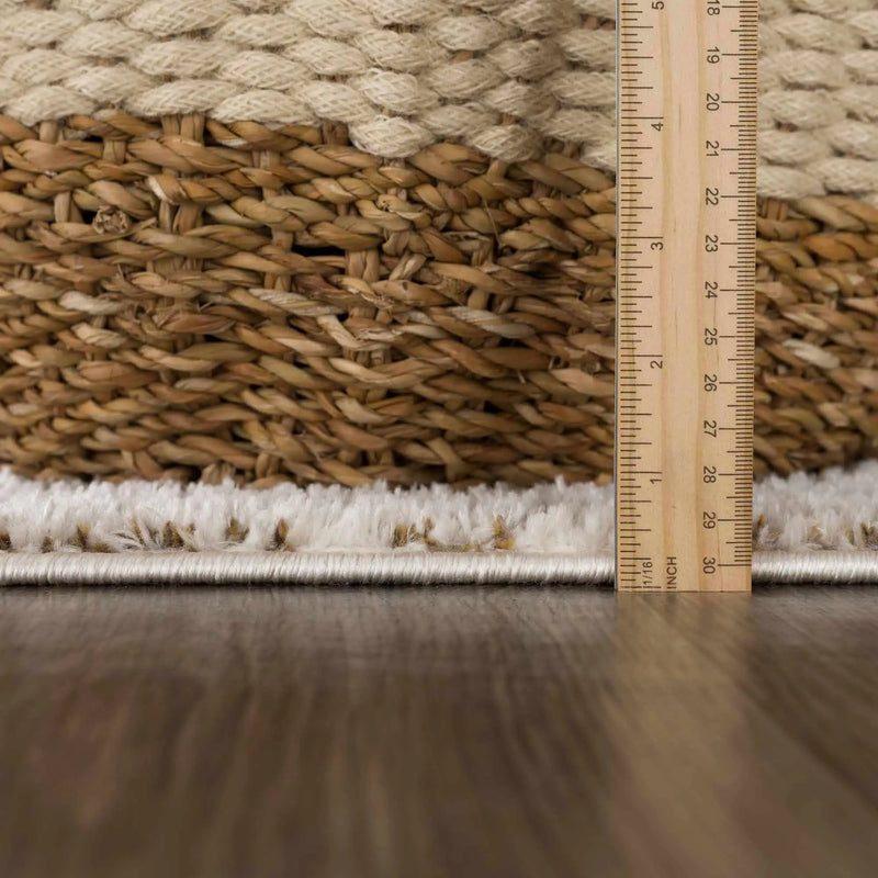 Julio Scandi Boho Area Rug - Brown by Boutique Rugs