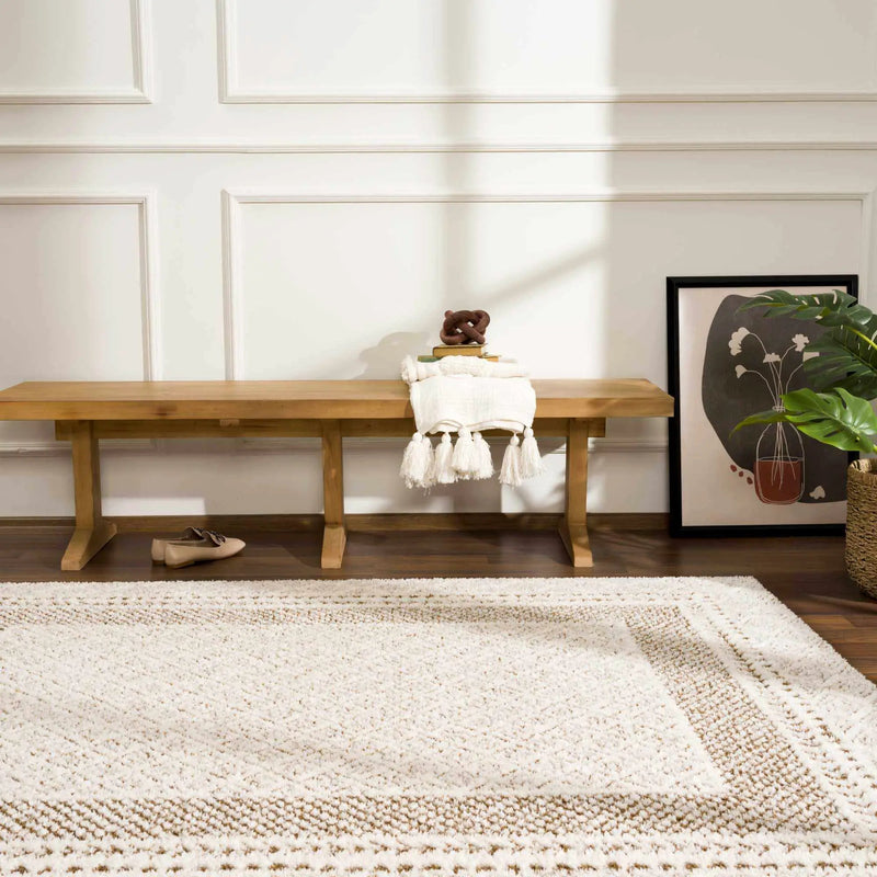Julio Scandi Boho Area Rug - Brown by Boutique Rugs
