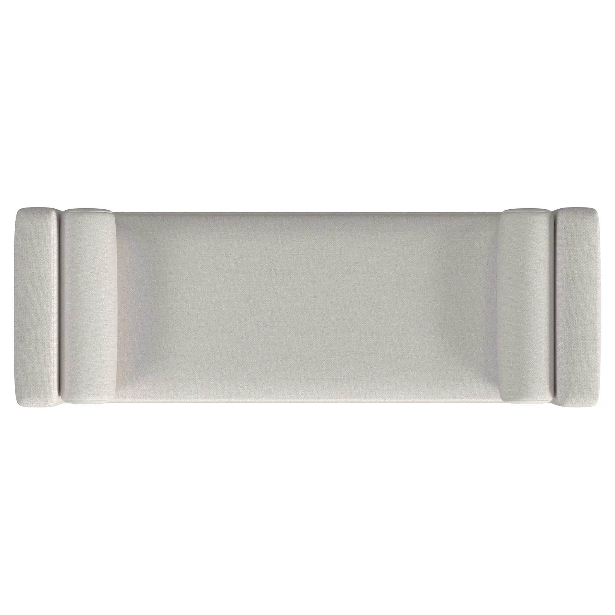 Thomas - Raised Arm Accent Bench - Ivory
