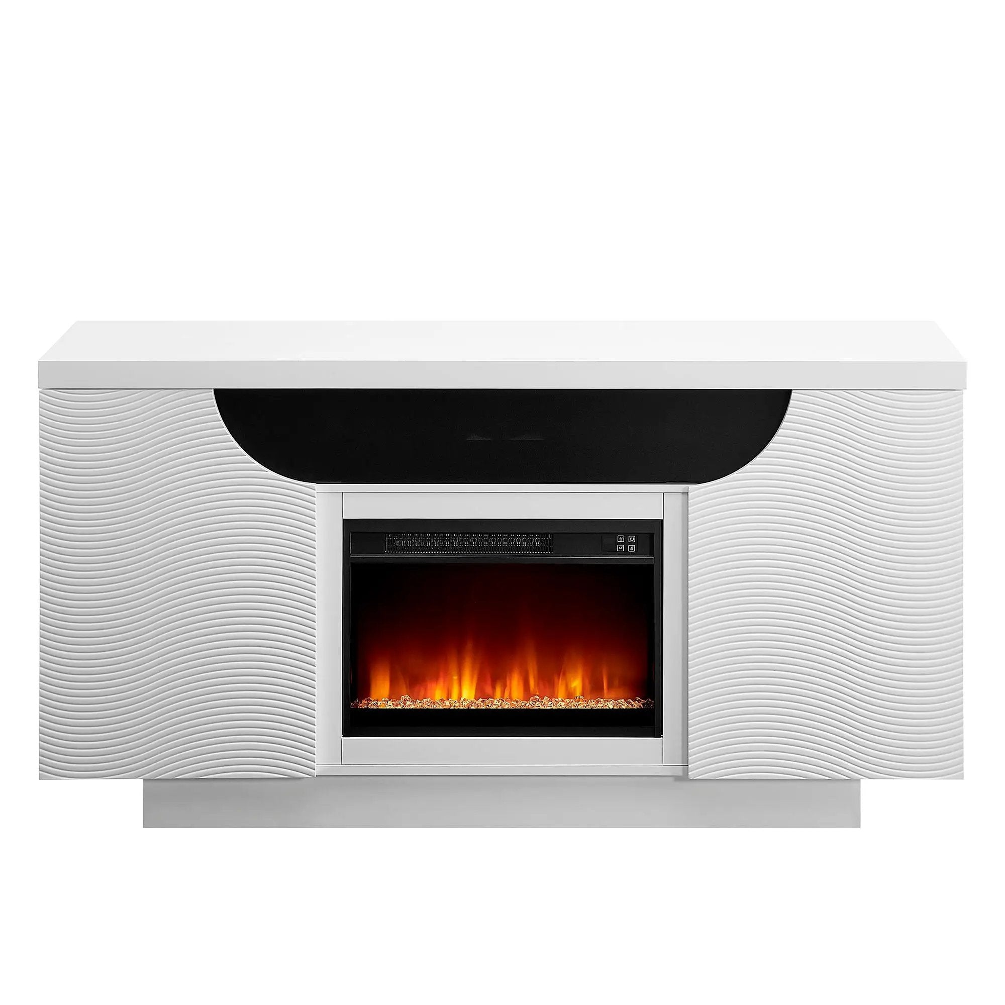 Alessia - Electric Fireplace With Multi Color LED And Flame Settings by HouseOfZazla
