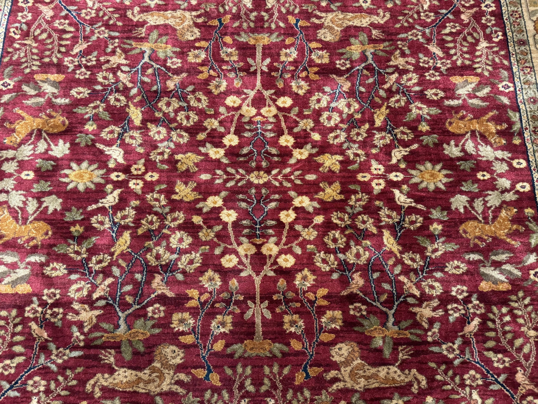 Karastan Rug 8.8 x 10, Antique Legends Emperor's Hunt 2200-204, Wool Vintage Discontinued Karastan by Jewel Rugs