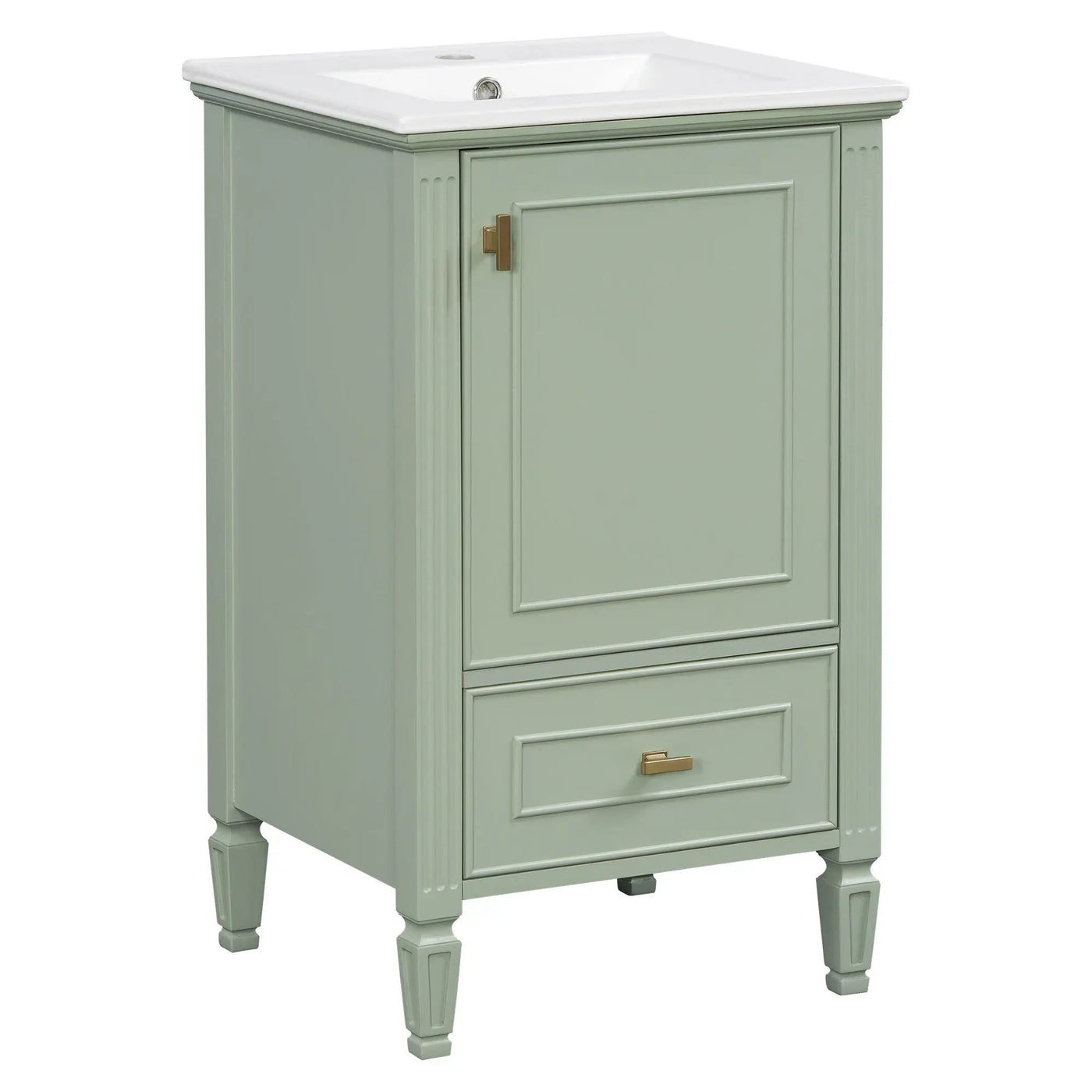 Retro Bathroom Vanity With Sink by HouseOfZazla