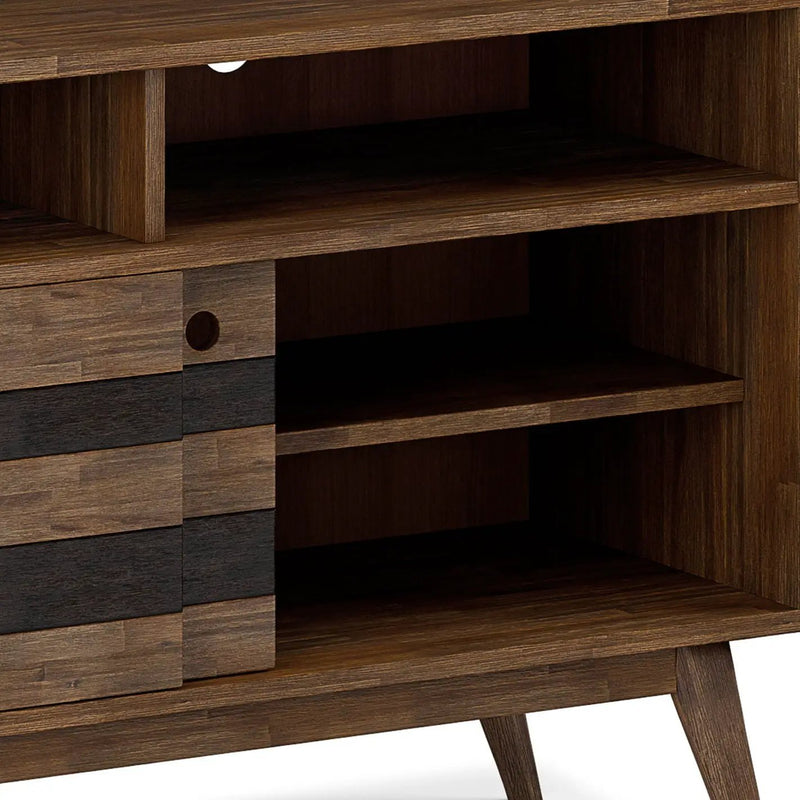 Clarkson - TV Stand - Rustic Natural Aged Brown by HouseOfZazla