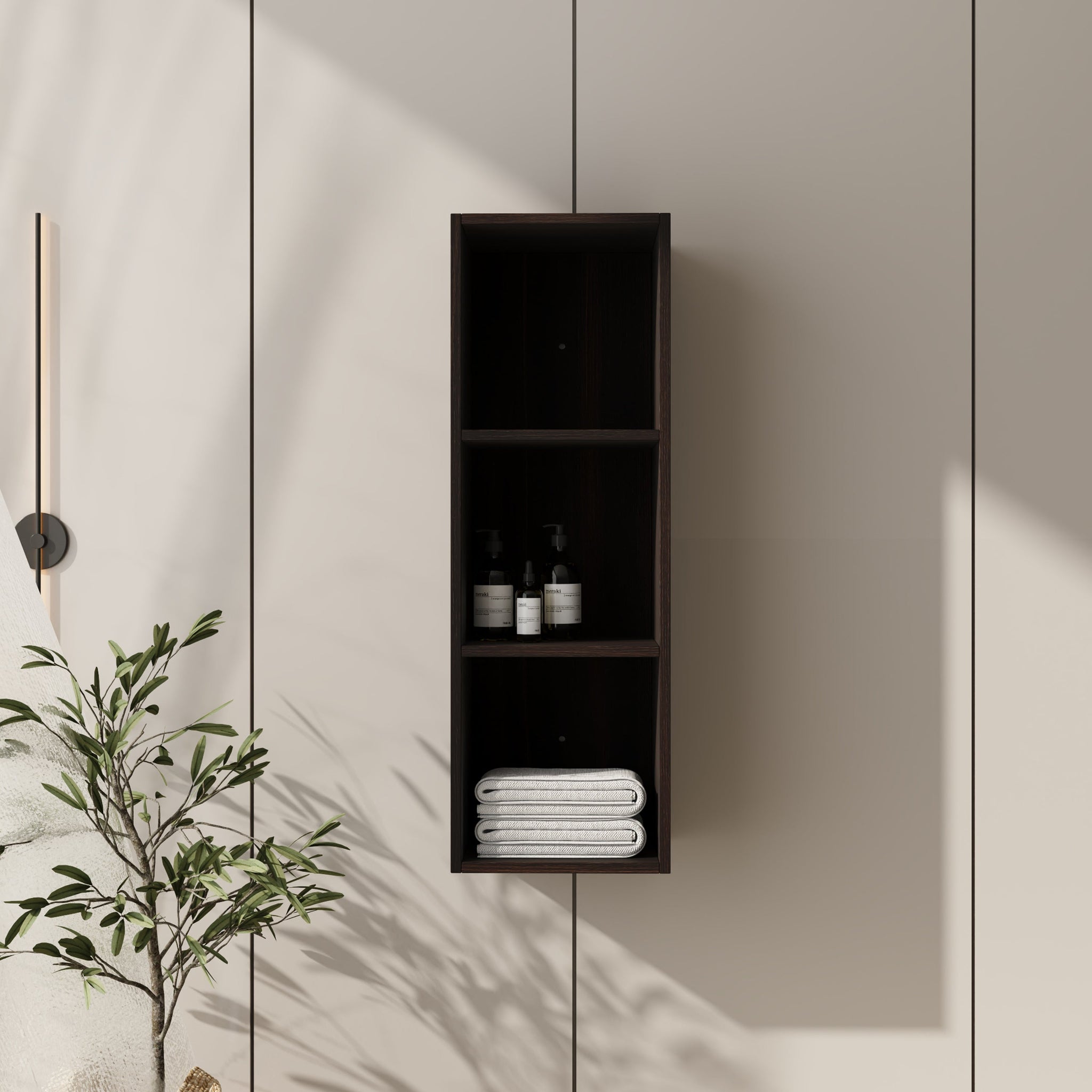 12 Inch Small Wall Mounted Storage Shelves by HouseOfZazla