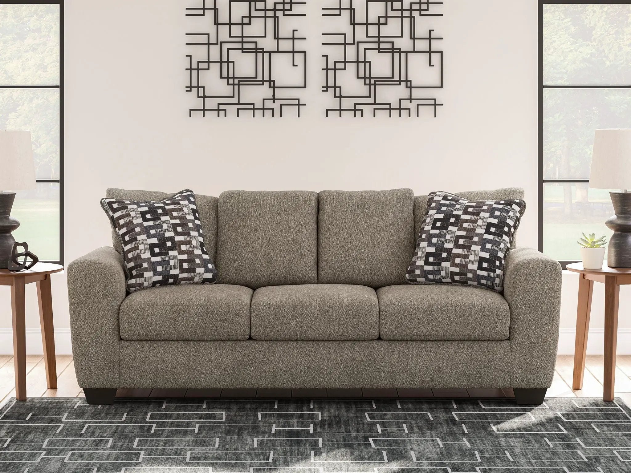 Triston-Peaks - Sofa - Suede by Unique Piece Furniture