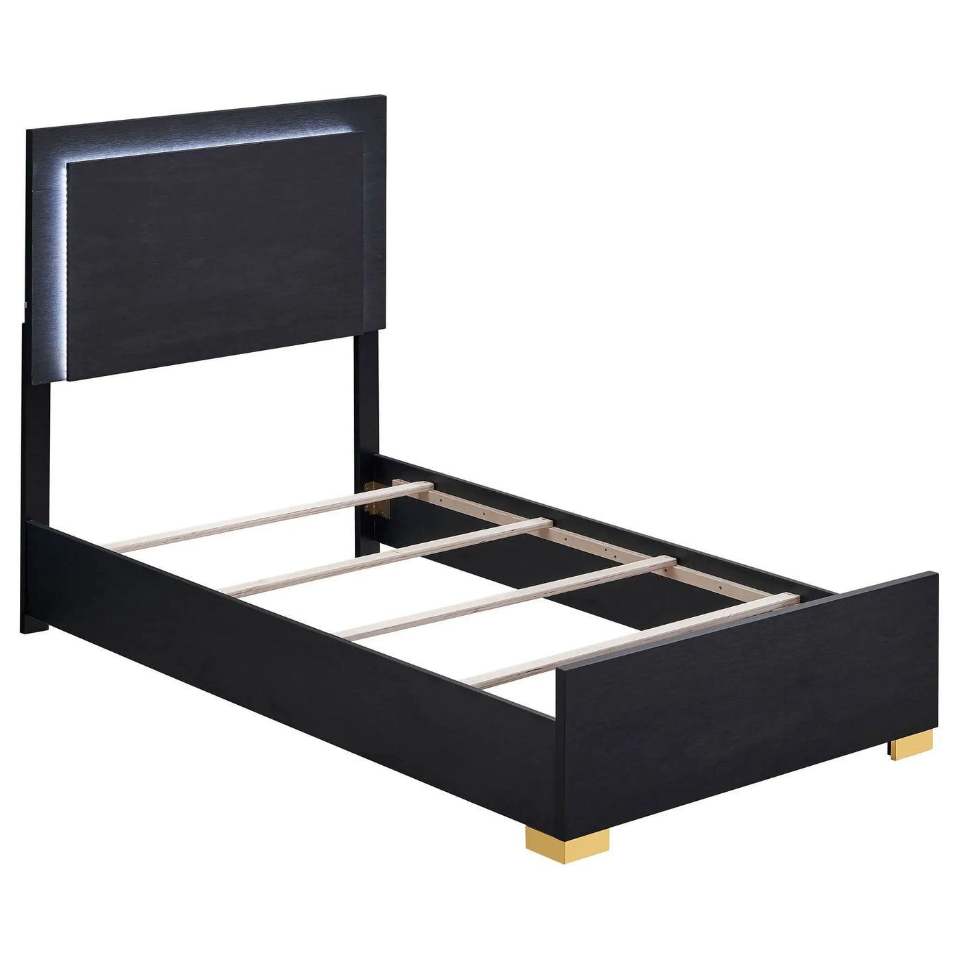 Jeremiah - LED Panel Bed With Touch Controlled Lighting by HouseOfZazla