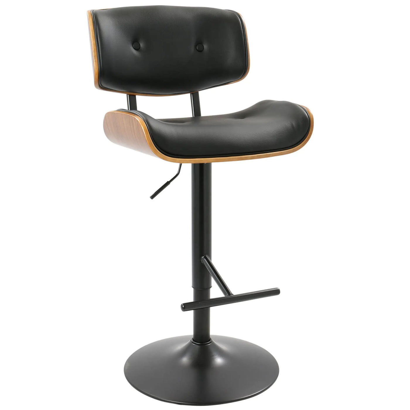 Lombardi - Mid Century Modern Adjustable Barstool by HouseOfZazla
