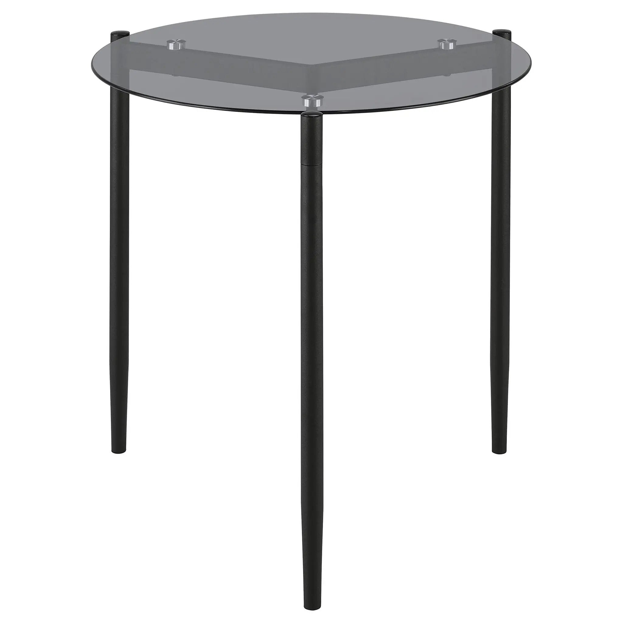 Rosalie 3-piece Round Coffee and End Table Set Grey by Unique Piece Furniture