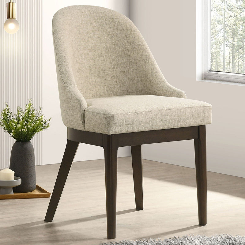 Blakely - Upholstered Dining Side Chair (Set of 2) - Beige by HouseOfZazla