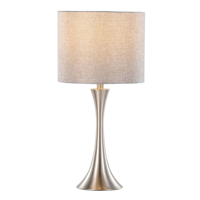 Lenuxe - Contemporary Modern Design Table Lamp (Set of 2) by HouseOfZazla