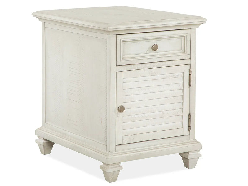 Newport - Chairside End Table - Alabaster by Unique Piece Furniture