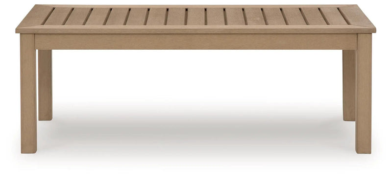 Hallow Creek - Rectangular Cocktail Table - Driftwood by Unique Piece Furniture