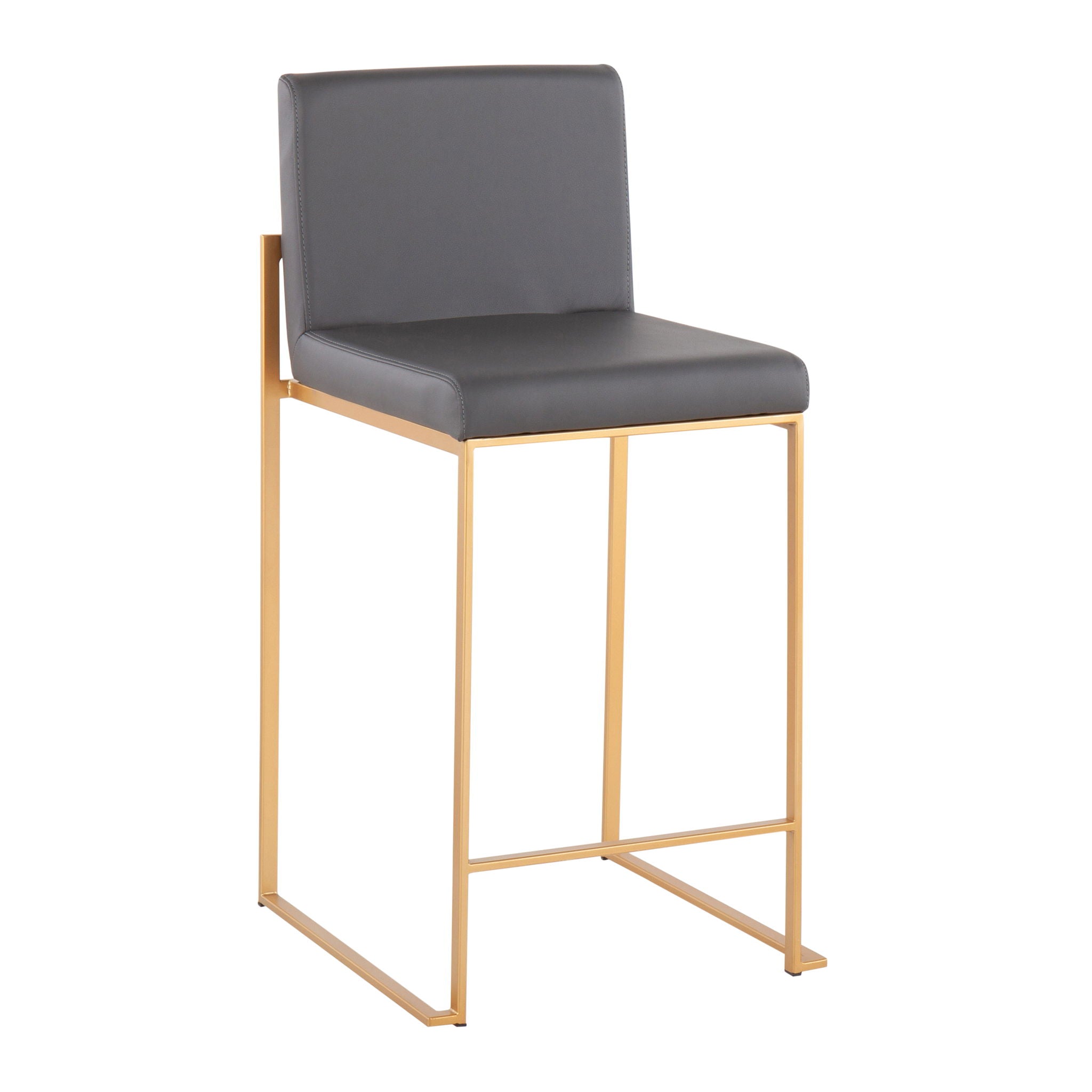 Fuji - Contemporary High Back Stylish Counter Stool by HouseOfZazla