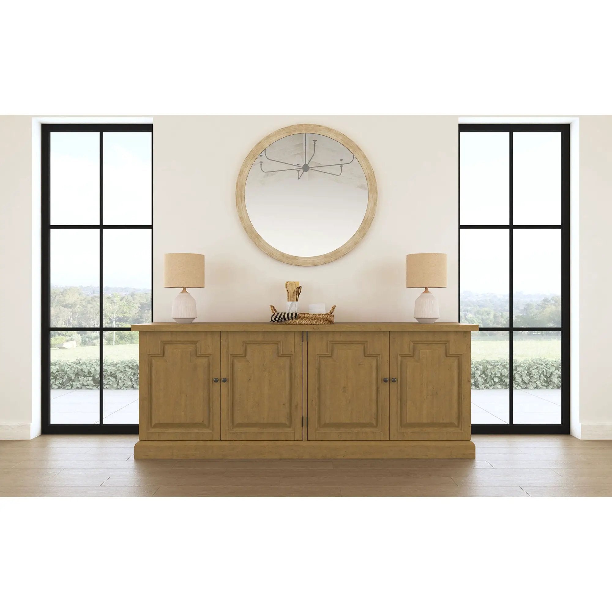 Allende - 4 Door Sideboard - Rustic by HouseOfZazla