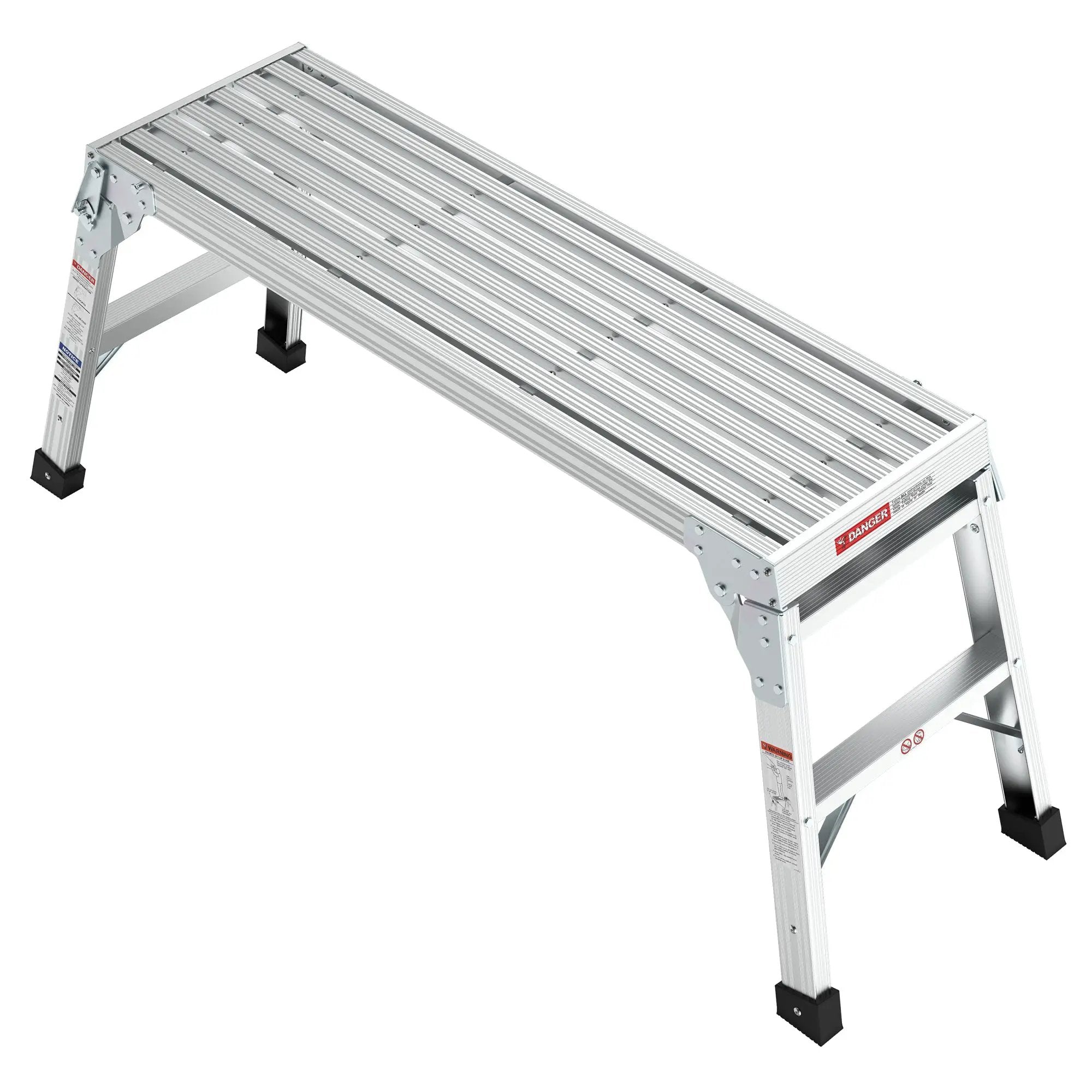 Work Platform Aluminum Portable Bench Folding Ladder by HouseOfZazla