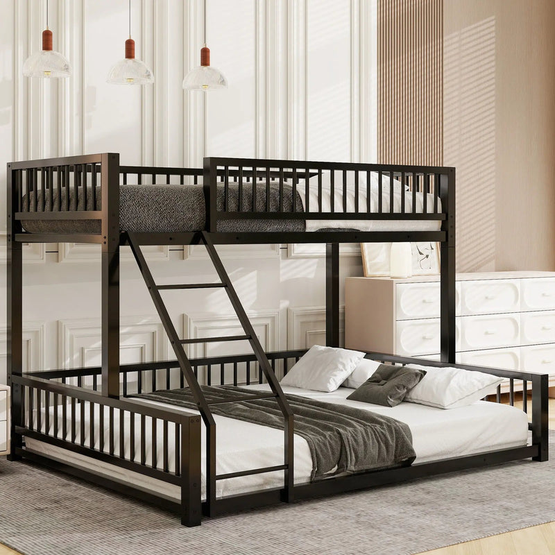 Bunk Bed With Ladder And Safety Guardrails by HouseOfZazla