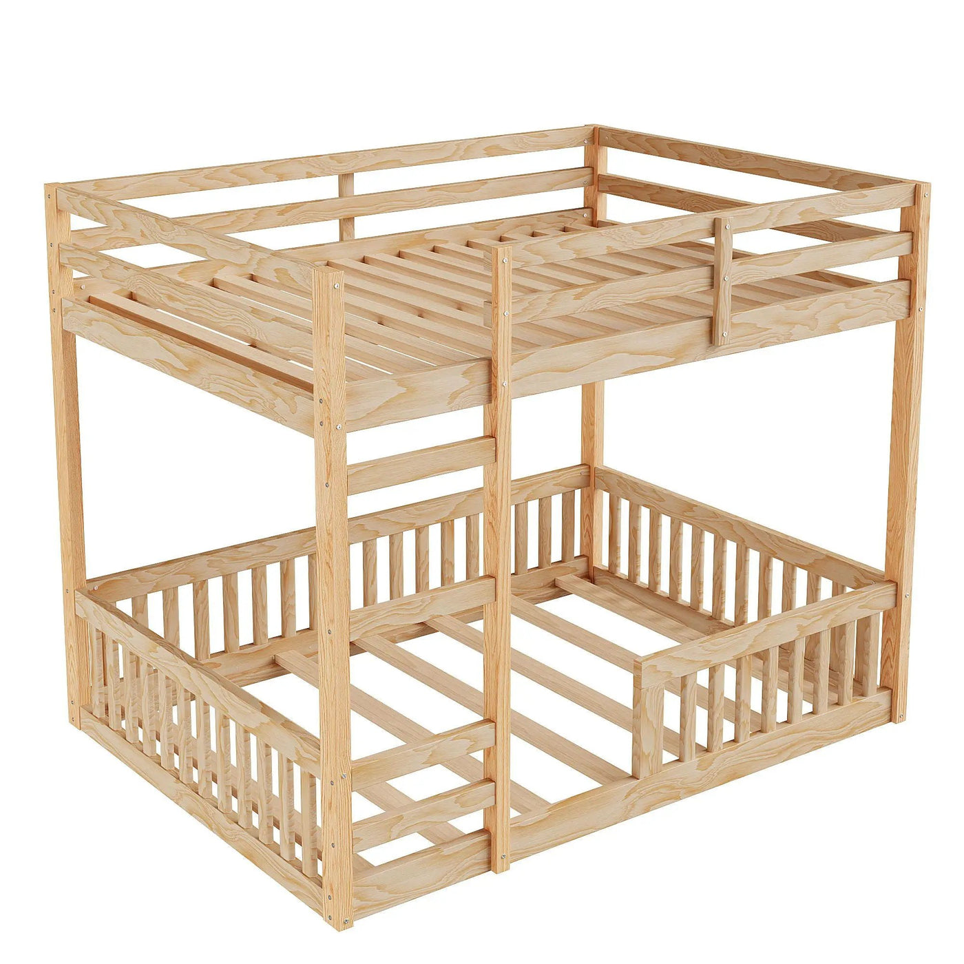 Stylish Bunk Bed With Ladder And Guardrails by HouseOfZazla