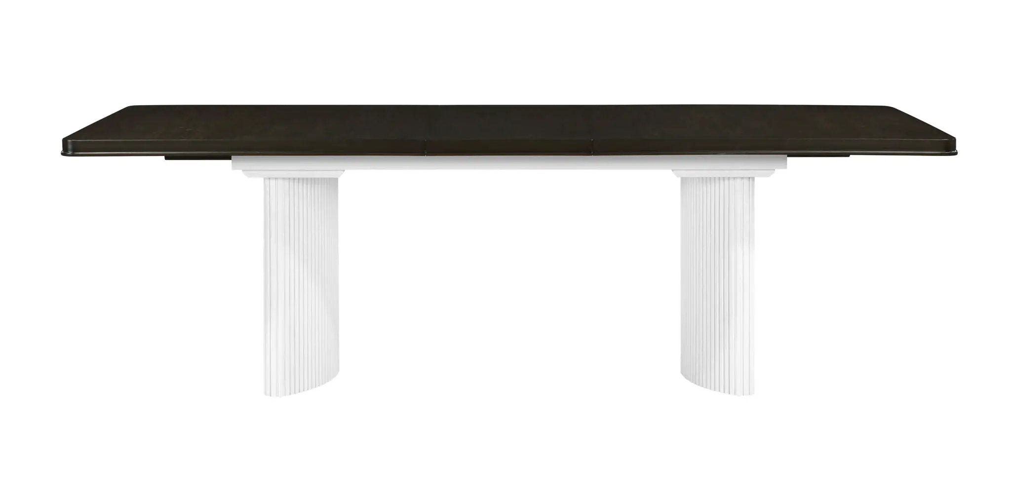 Carene - Dining Table (With Leaf) - Brown / White by HouseOfZazla