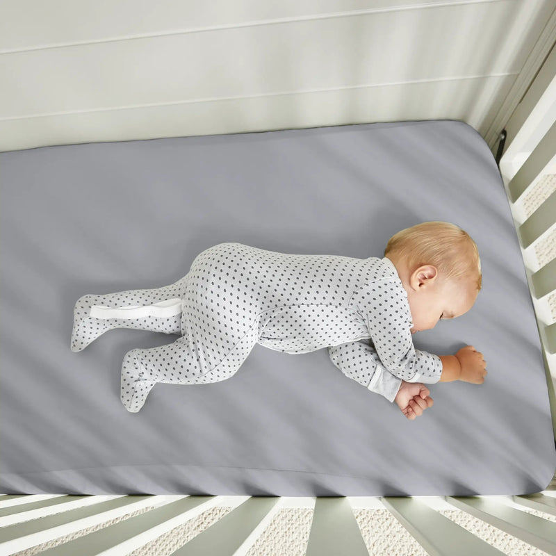 BedGear Dri-Tec Crib Sheet, Light Grey by HouseOfZazla