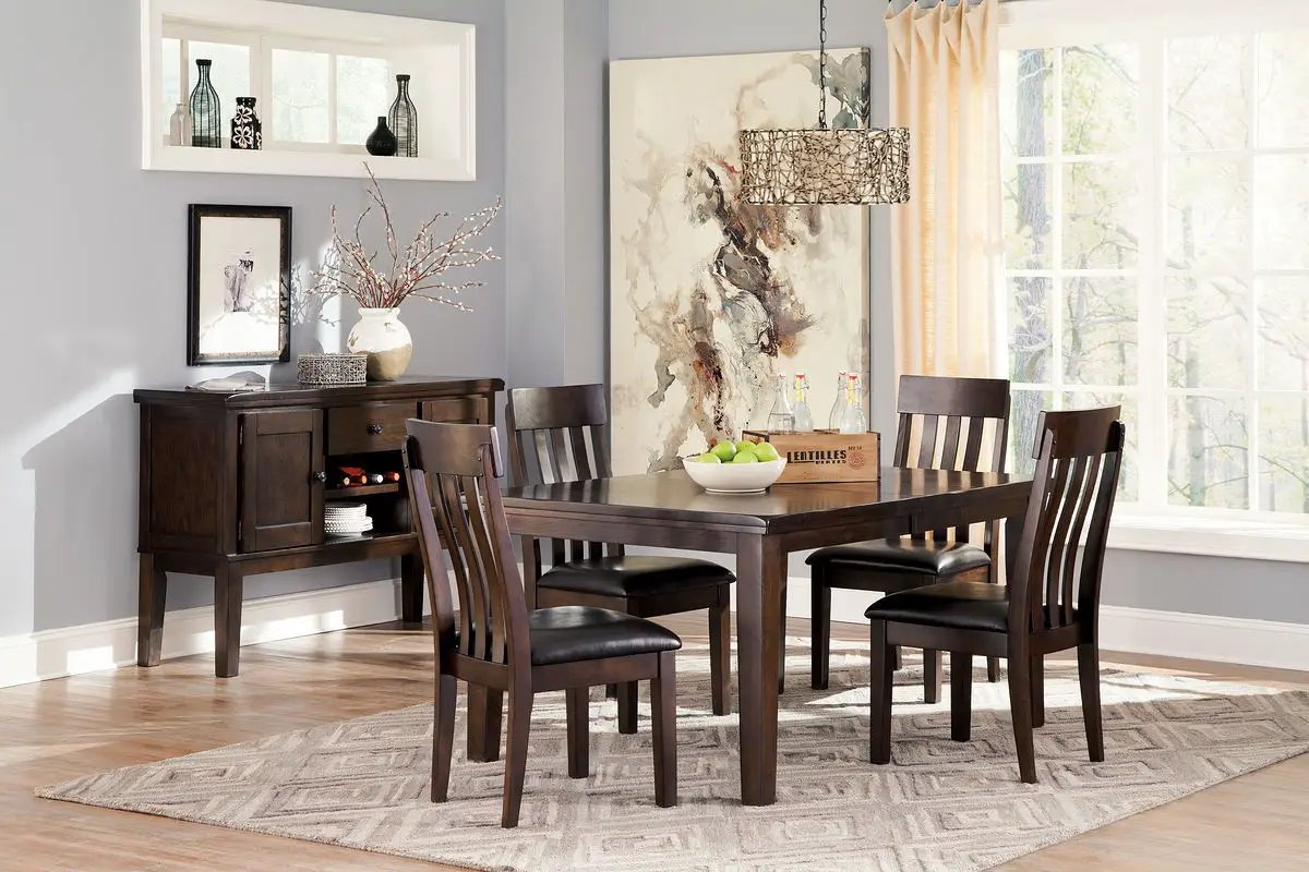 Haddigan - Dining Table With Side Chairs by Unique Piece Furniture