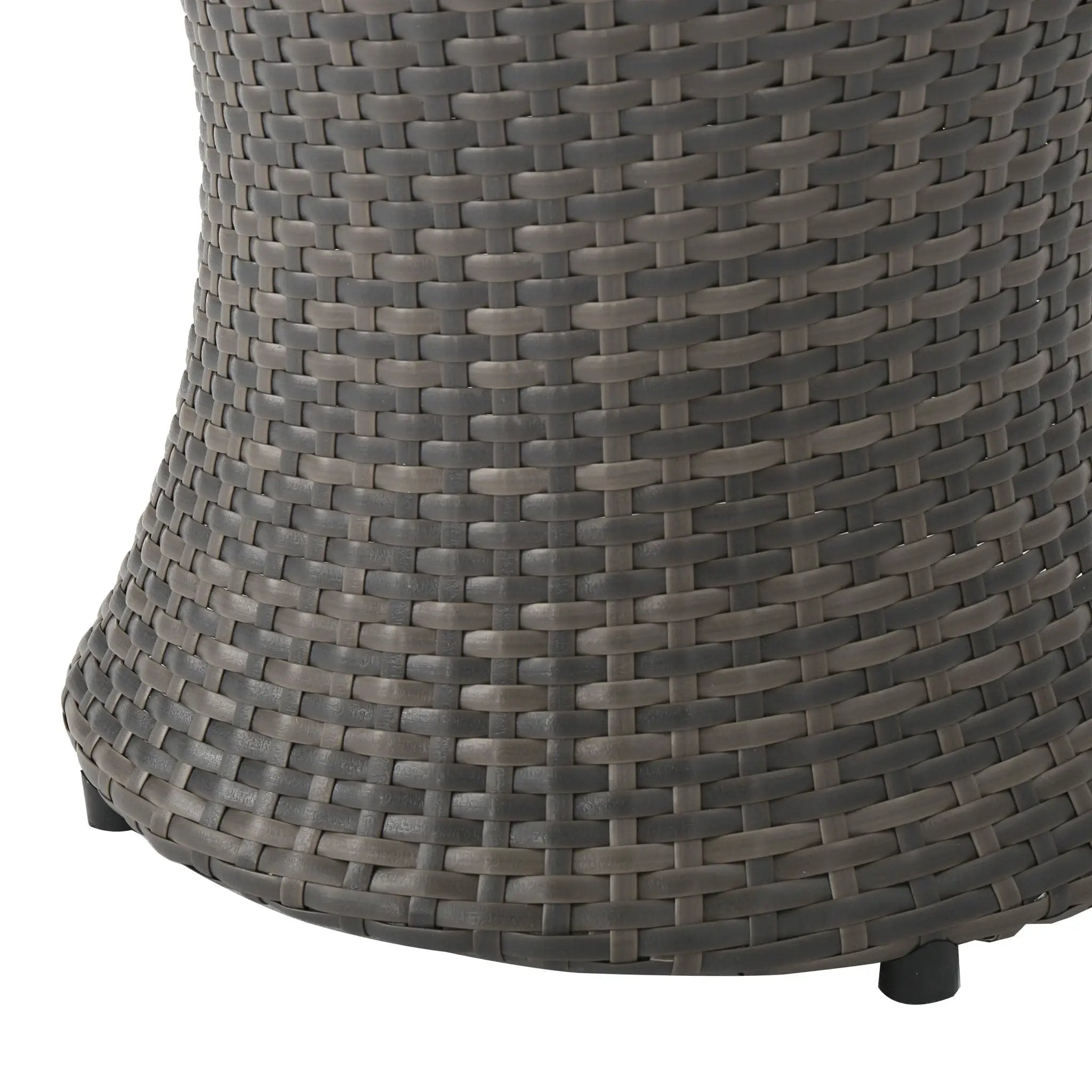 Thrive - Hourglass Rattan Table With No Glass Top by HouseOfZazla