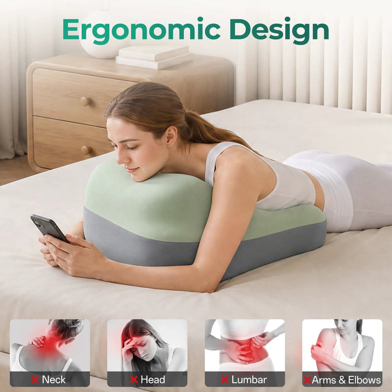 27° Ergonomic Memory Foam Support Pillow for Couples by HouseOfZazla