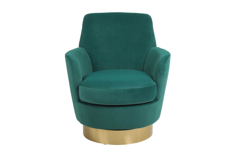 Teddy Swivel Barrel Chair, Swivel Accent Chairs Armchair For Living Room by HouseOfZazla